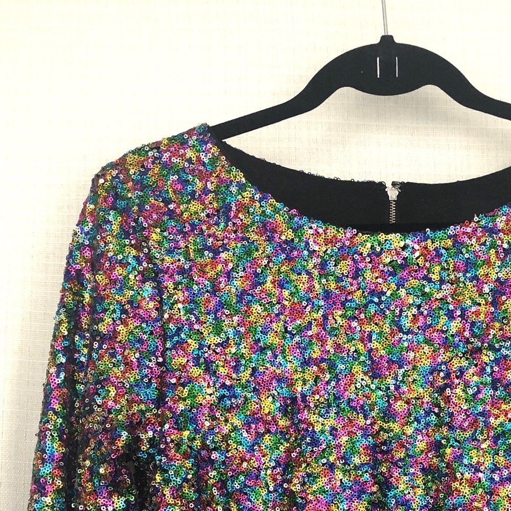 MINKPINK sequins crop top